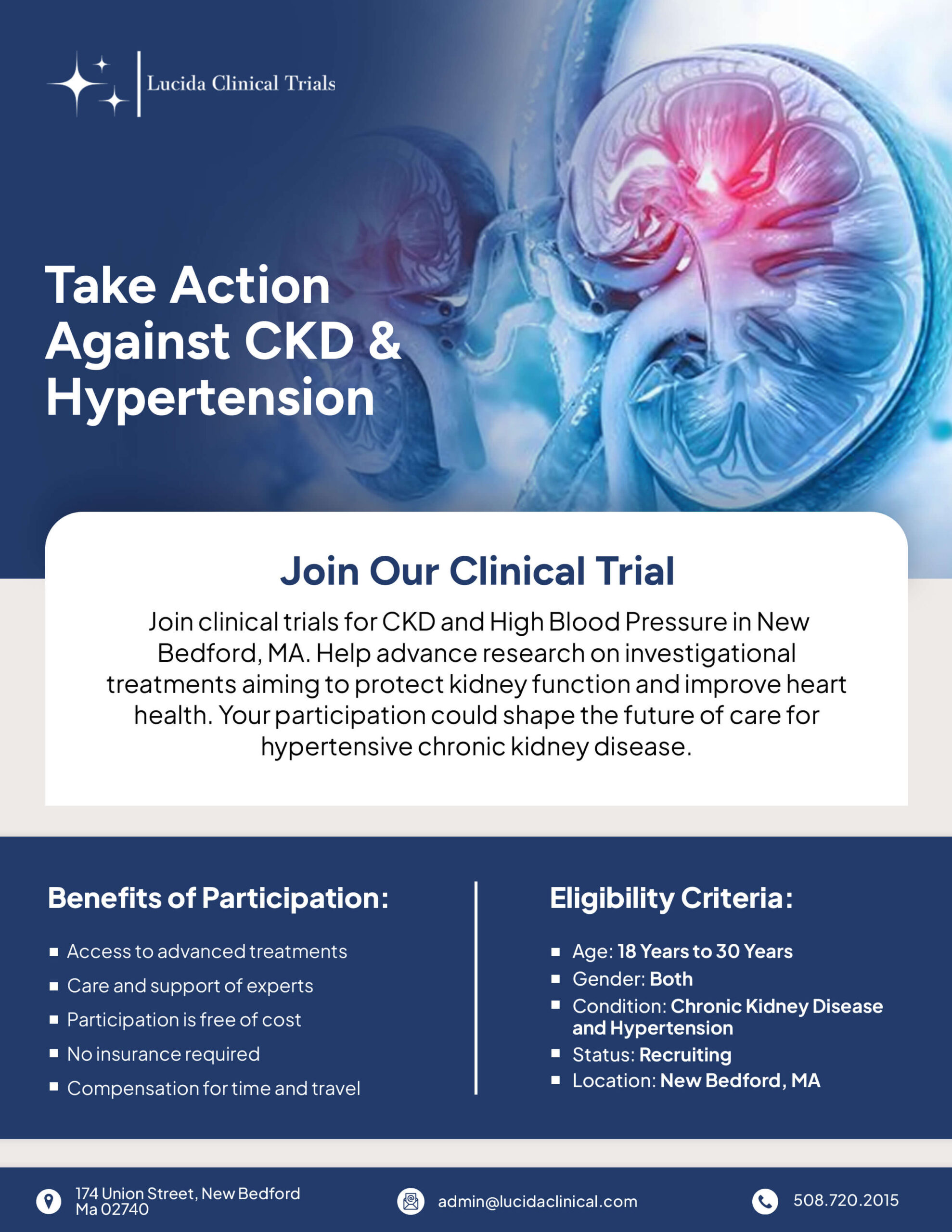 Chronic Kidney Disease and High Blood Pressure _ Flyer