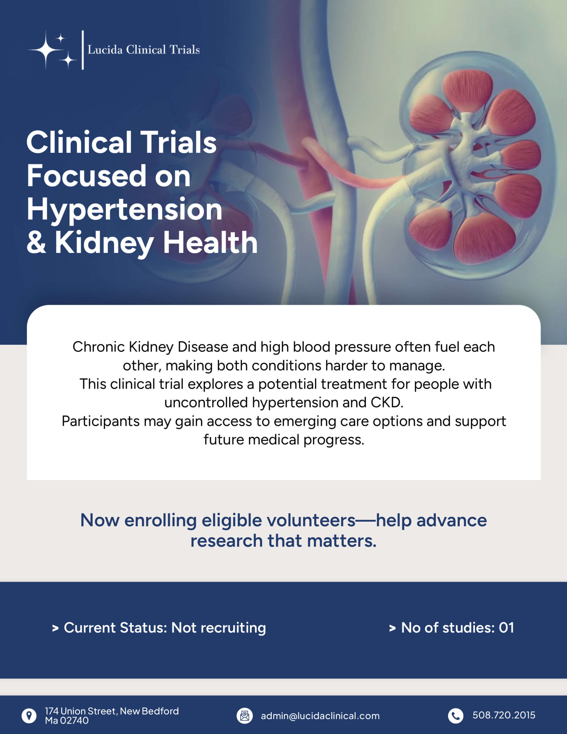 Chronic Kidney Disease and High Blood Pressure _ Flyer