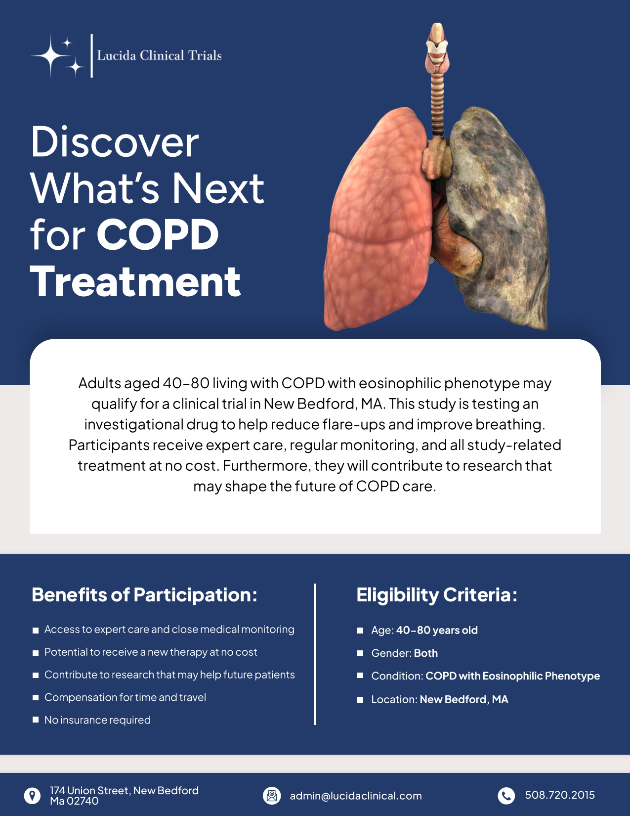 COPD with Eosinophilic Phenotype Clinical Trials Flyer