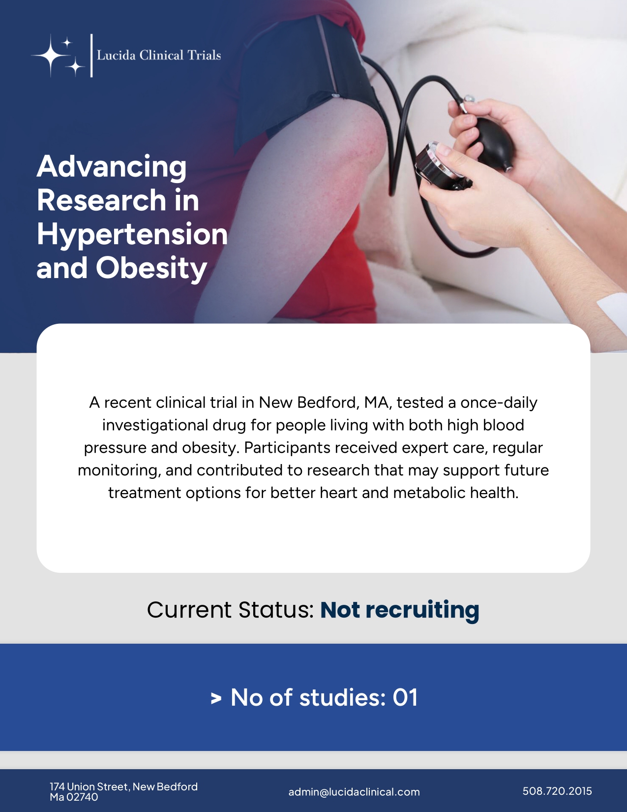 Clinical Trials for Hypertension and Obesity